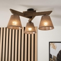 Brilagi - Loftlampe ANTHONY 3xE14/40W/230V eg/brun