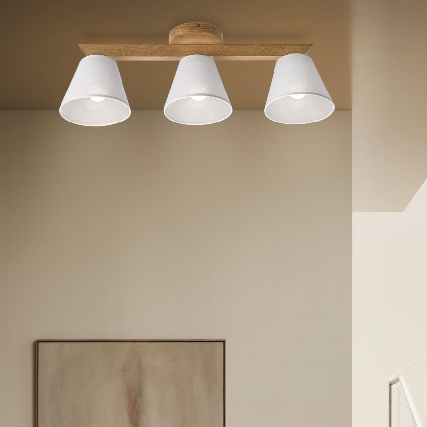 Brilagi - Loftlampe ANTHONY 3xE14/40W/230V eg/hvid