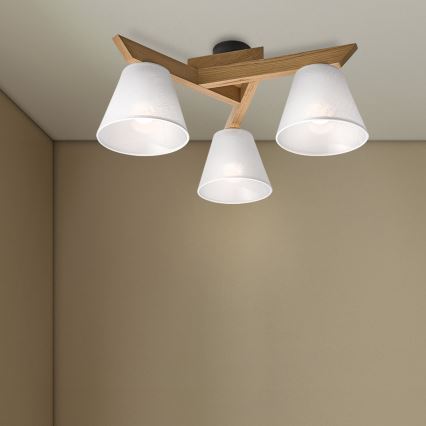 Brilagi - Loftlampe ANTHONY 3xE14/40W/230V eg/hvid