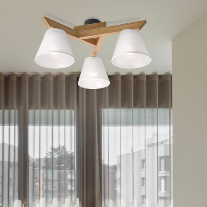Brilagi - Loftlampe ANTHONY 3xE14/40W/230V eg/hvid