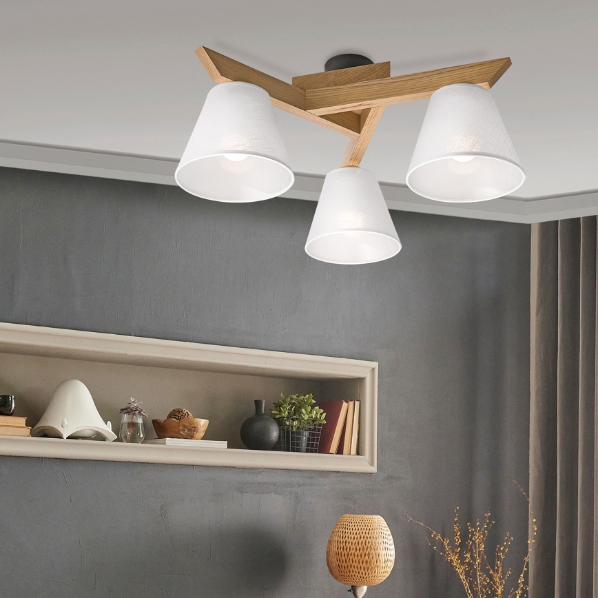 Brilagi - Loftlampe ANTHONY 3xE14/40W/230V eg/hvid