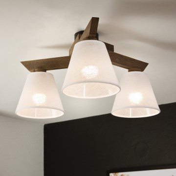 Brilagi - Loftlampe ANTHONY 3xE14/40W/230V eg/hvid