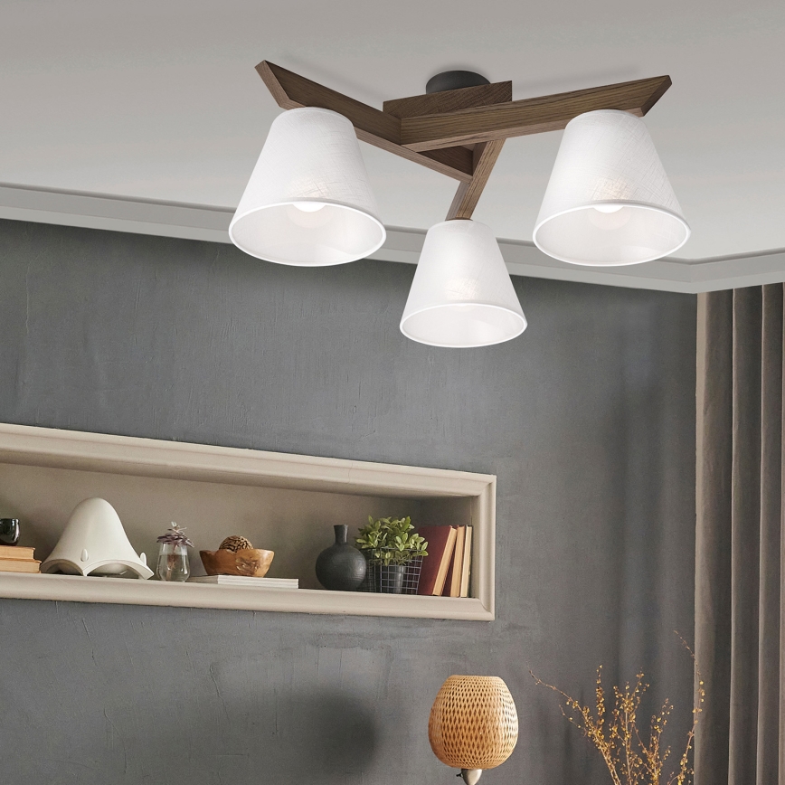 Brilagi - Loftlampe ANTHONY 3xE14/40W/230V eg/hvid