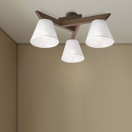 Brilagi - Loftlampe ANTHONY 3xE14/40W/230V eg/hvid