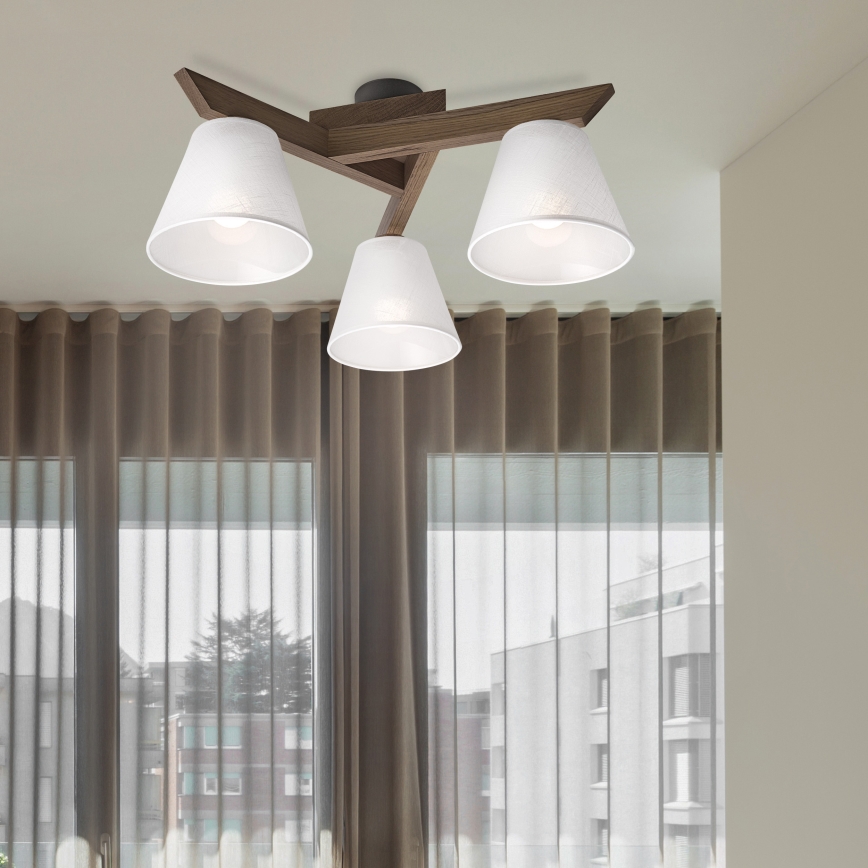 Brilagi - Loftlampe ANTHONY 3xE14/40W/230V eg/hvid