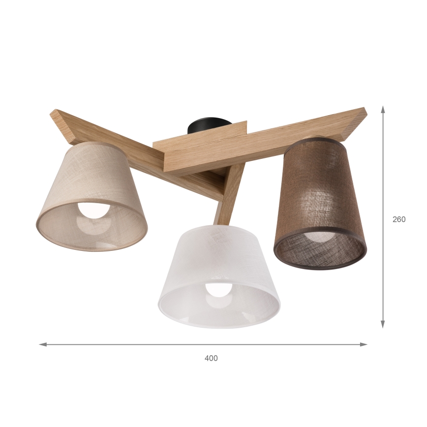 Brilagi - Loftlampe ANTHONY 3xE14/40W/230V eg