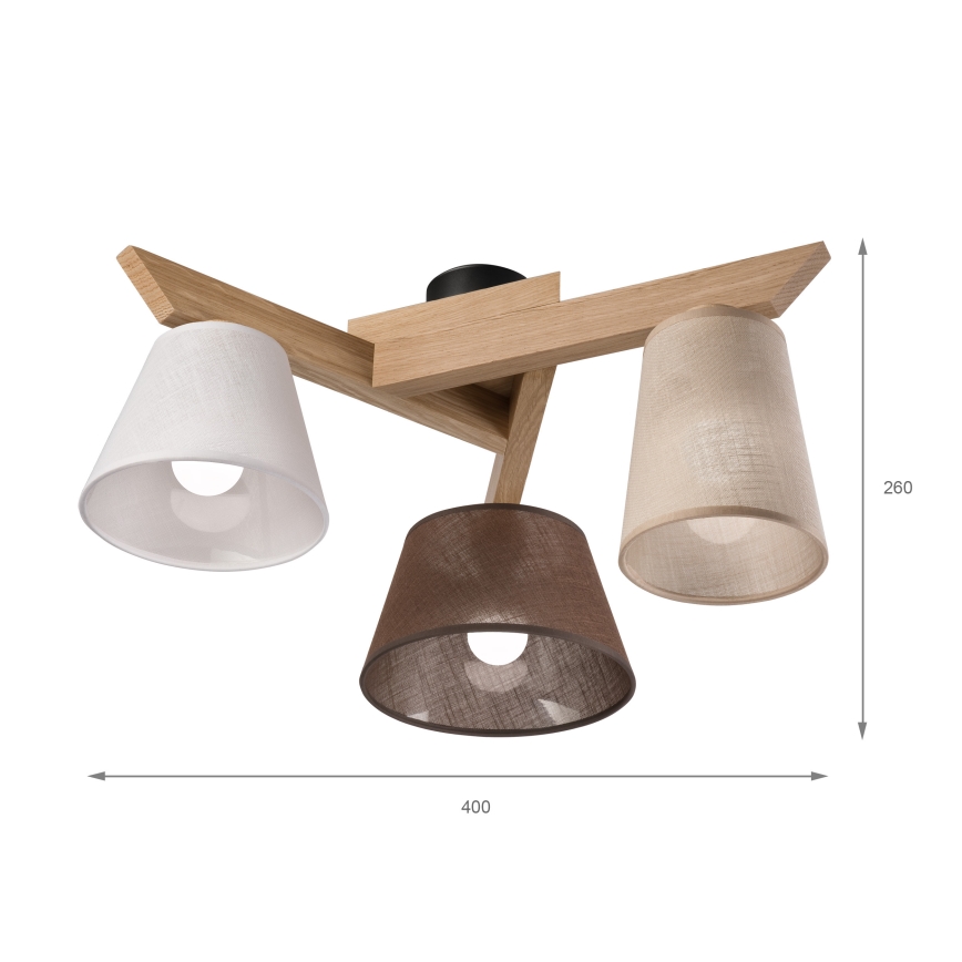 Brilagi - Loftlampe ANTHONY 3xE14/40W/230V eg