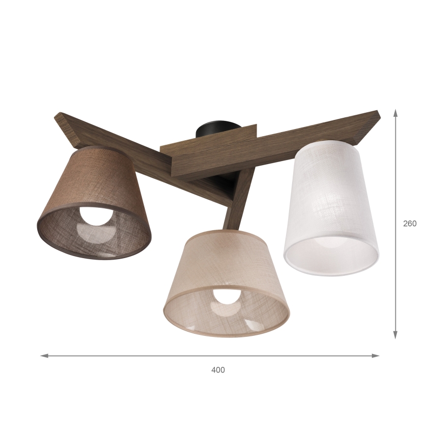 Brilagi - Loftlampe ANTHONY 3xE14/40W/230V eg
