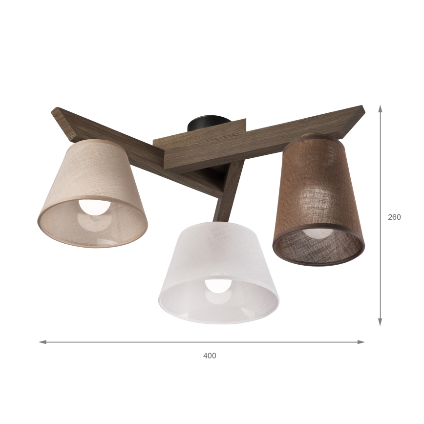 Brilagi - Loftlampe ANTHONY 3xE14/40W/230V eg