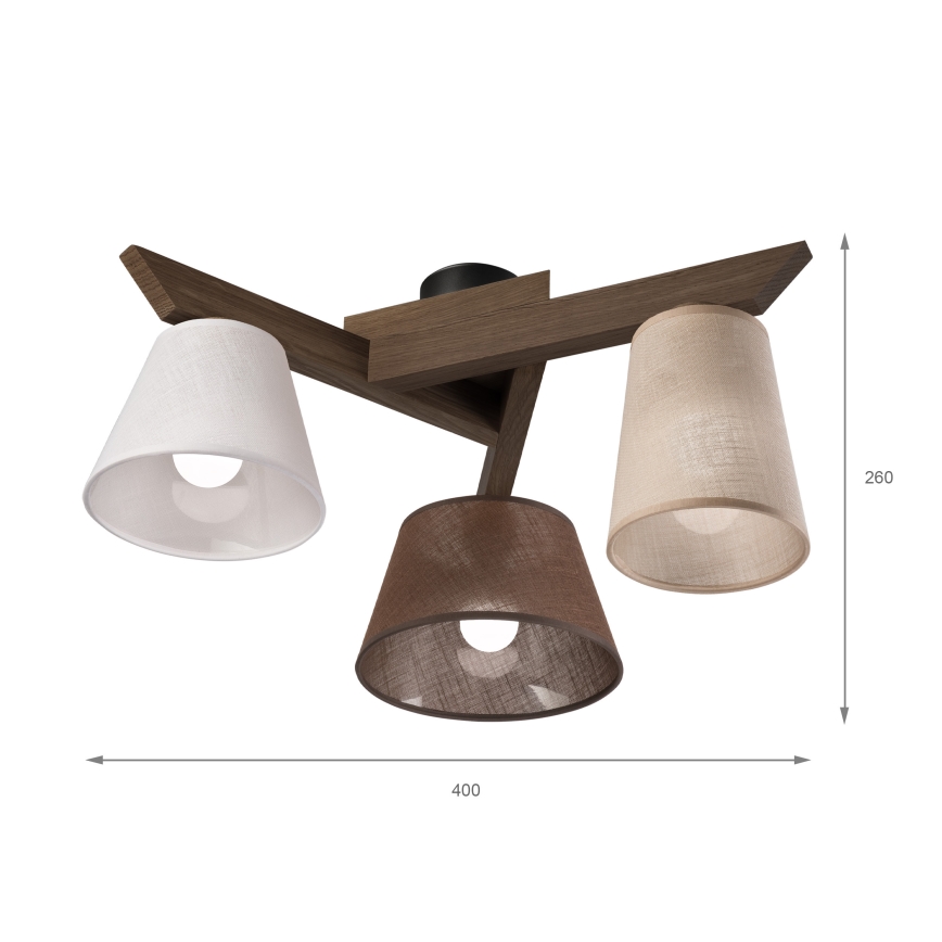 Brilagi - Loftlampe ANTHONY 3xE14/40W/230V eg