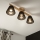 Brilagi - Loftlampe ANTHONY 3xE14/40W/230V eg/sort