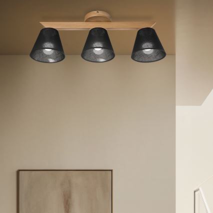 Brilagi - Loftlampe ANTHONY 3xE14/40W/230V eg/sort