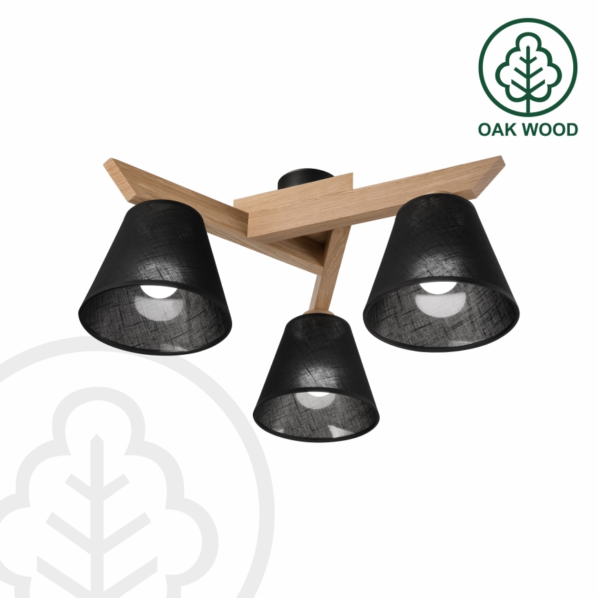 Brilagi - Loftlampe ANTHONY 3xE14/40W/230V eg/sort