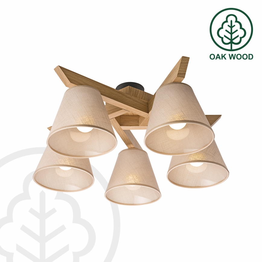 Brilagi - Loftlampe ANTHONY 5xE14/40W/230V eg/beige