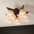 Brilagi - Loftlampe ANTHONY 5xE14/40W/230V eg/beige