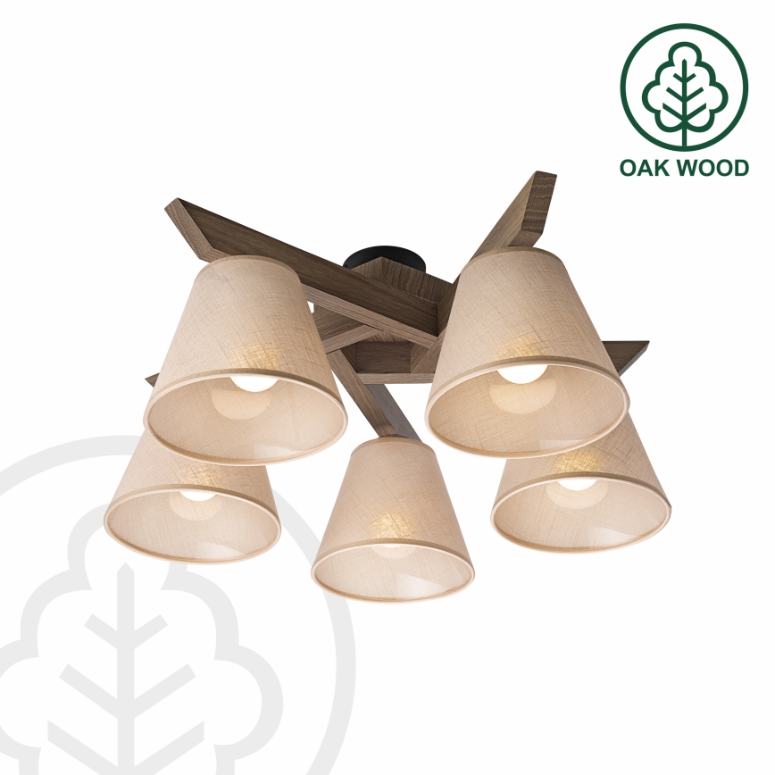 Brilagi - Loftlampe ANTHONY 5xE14/40W/230V eg/beige