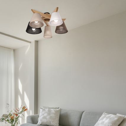 Brilagi - Loftlampe ANTHONY 5xE14/40W/230V eg