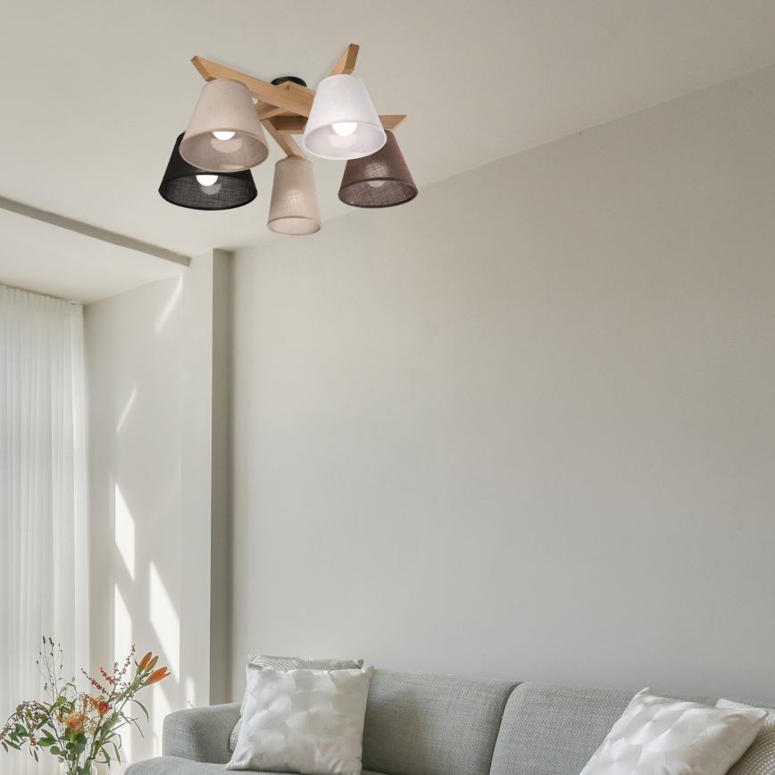 Brilagi - Loftlampe ANTHONY 5xE14/40W/230V eg