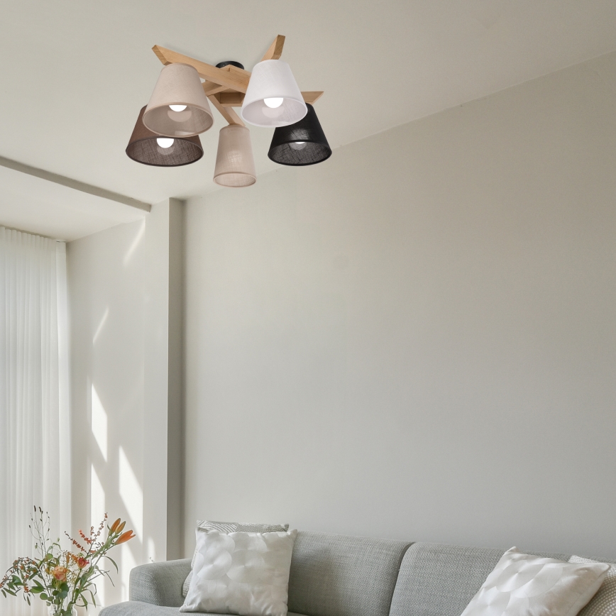Brilagi - Loftlampe ANTHONY 5xE14/40W/230V eg