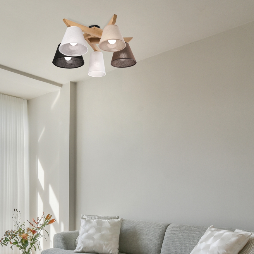 Brilagi - Loftlampe ANTHONY 5xE14/40W/230V eg