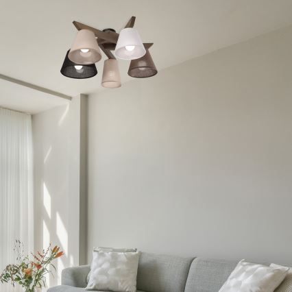 Brilagi - Loftlampe ANTHONY 5xE14/40W/230V eg