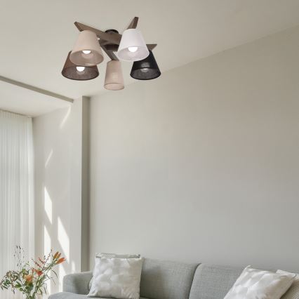 Brilagi - Loftlampe ANTHONY 5xE14/40W/230V eg