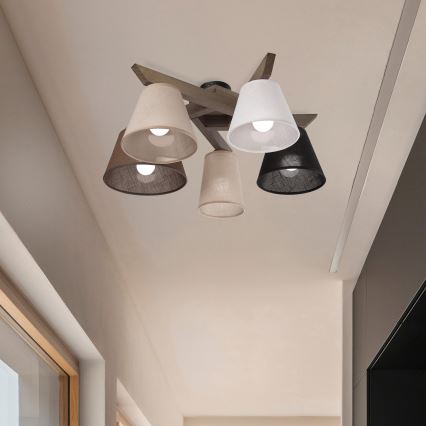 Brilagi - Loftlampe ANTHONY 5xE14/40W/230V eg