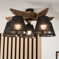 Brilagi - Loftlampe ANTHONY 5xE14/40W/230V eg/sort