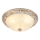 Brilagi - Loftlampe ARIADNA 3xE27/60W/230V guldfarvet/cremefarvet/patina