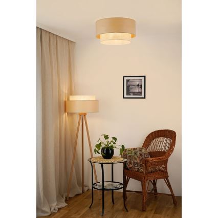 Brilagi - Loftlampe ARIZONA BOHO 1xE27/15W/230V diameter 45 cm beige