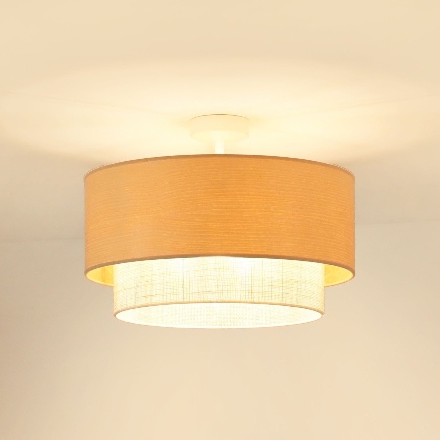 Brilagi - Loftlampe ARIZONA BOHO 1xE27/15W/230V diameter 45 cm cremefarvet/beige