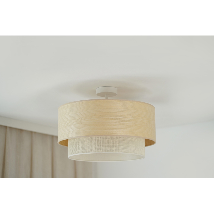 Brilagi - Loftlampe ARIZONA BOHO 1xE27/15W/230V diameter 45 cm cremefarvet/beige