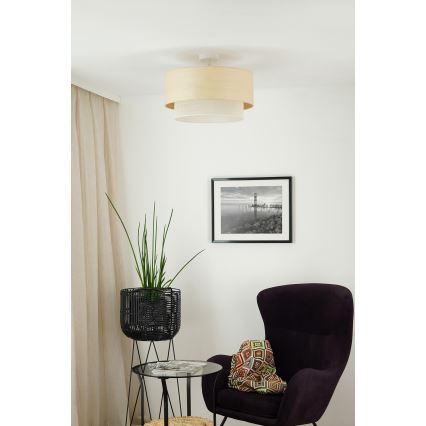 Brilagi - Loftlampe ARIZONA BOHO 1xE27/15W/230V diameter 45 cm cremefarvet/beige