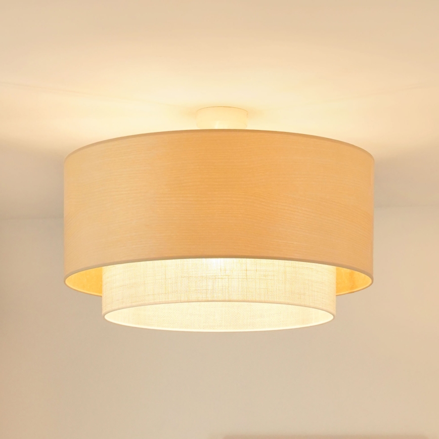 Brilagi - Loftlampe ARIZONA BOHO 1xE27/15W/230V diameter 60 cm beige