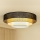 Brilagi - Loftlampe ASPEN LUNETA LED/12W/230V diameter 60 cm 3000K/4000K/6400K sort/beige/cremefarvet