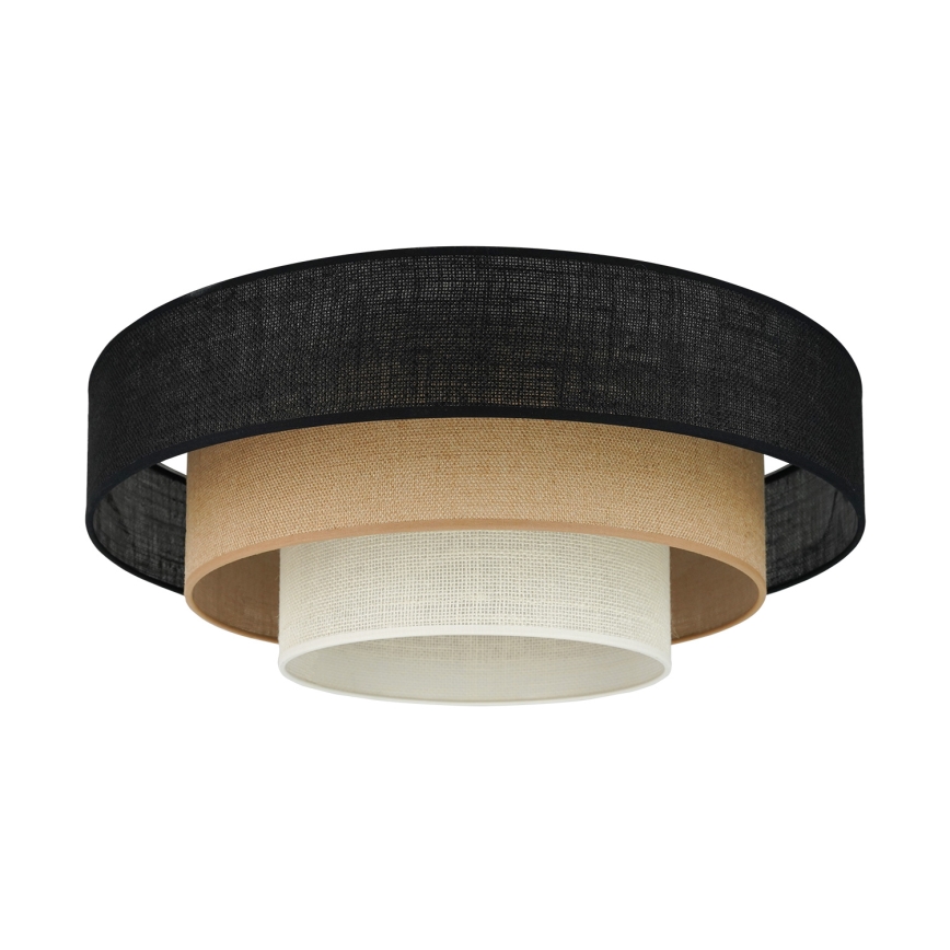 Brilagi - Loftlampe ASPEN LUNETA LED/12W/230V diameter 60 cm 3000K/4000K/6400K sort/beige/cremefarvet