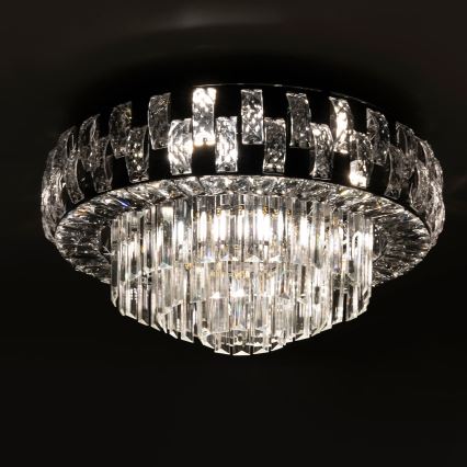 BRILAGI - Loftlampe AURELIA 5xE14/40W/230V Ø 50 cm sort