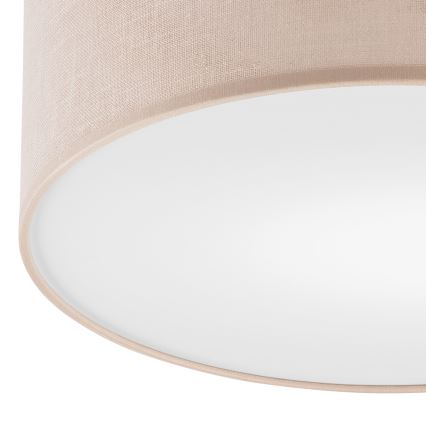 Brilagi - Loftlampe BELLADONNA 1xE27/15W/230V beige/fyrretræ