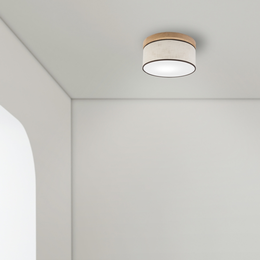 Brilagi - Loftlampe BELLADONNA 1xE27/15W/230V diameter 30 cm cremefarvet/eg