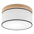Brilagi - Loftlampe BELLADONNA 1xE27/15W/230V diameter 30 cm hvid/eg