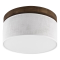 Brilagi - Loftlampe BELLADONNA 1xE27/15W/230V diameter 30 cm hvid/eg