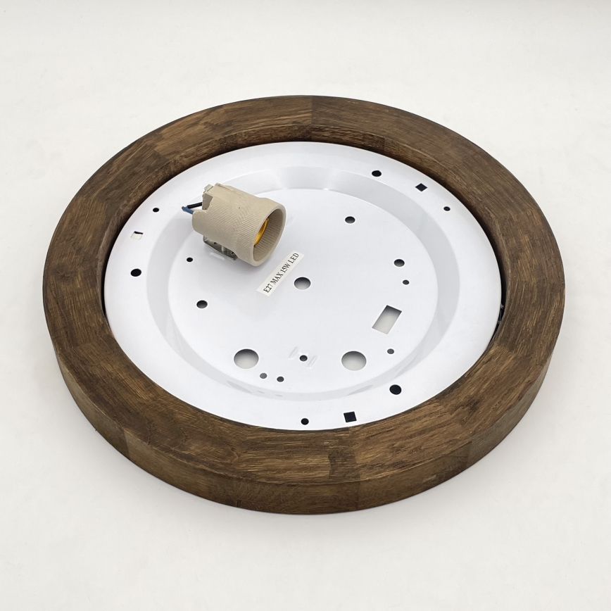 Brilagi - Loftlampe BELLADONNA 1xE27/15W/230V diameter 30 cm hvid/eg