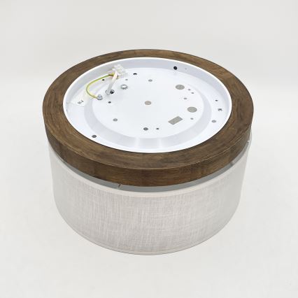 Brilagi - Loftlampe BELLADONNA 1xE27/15W/230V diameter 30 cm hvid/eg