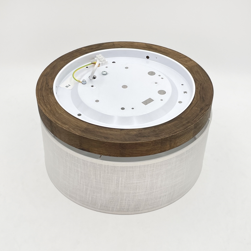 Brilagi - Loftlampe BELLADONNA 1xE27/15W/230V diameter 30 cm hvid/eg