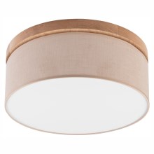 Brilagi - Loftlampe BELLADONNA 2xE27/15W/230V beige/eg