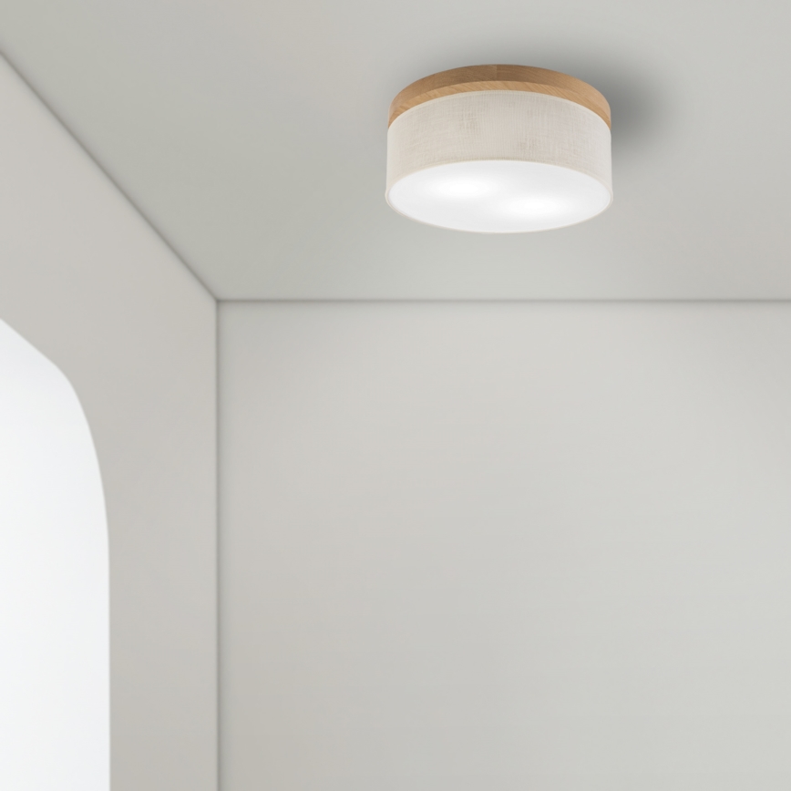 Brilagi - Loftlampe BELLADONNA 2xE27/15W/230V diameter 40 cm cremefarvet/eg