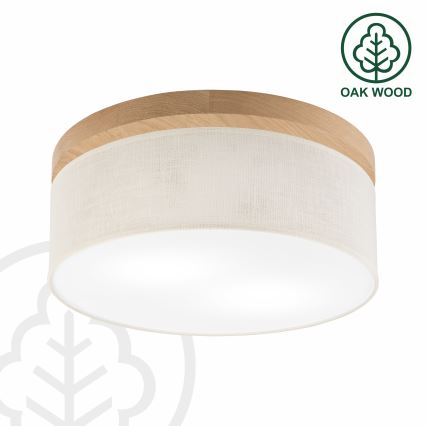 Brilagi - Loftlampe BELLADONNA 2xE27/15W/230V diameter 40 cm cremefarvet/eg