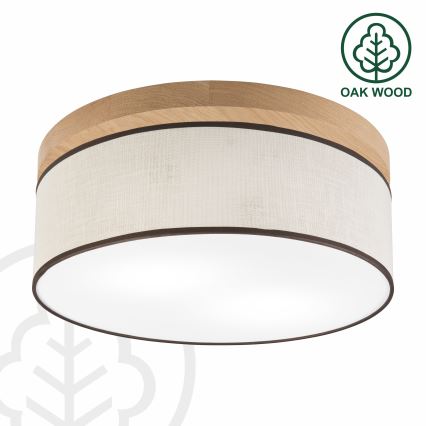 Brilagi - Loftlampe BELLADONNA 2xE27/15W/230V diameter 40 cm cremefarvet/eg