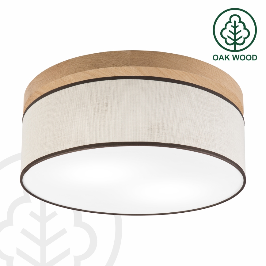 Brilagi - Loftlampe BELLADONNA 2xE27/15W/230V diameter 40 cm cremefarvet/eg