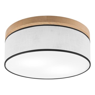Brilagi - Loftlampe BELLADONNA 2xE27/15W/230V diameter 40 cm hvid/eg